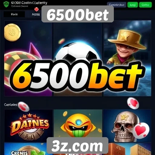 6500bet oferece variedade de jogos online