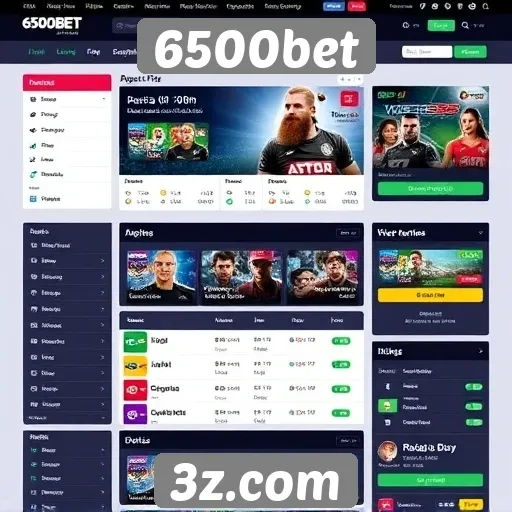 Avaliação da interface do usuário no site 6500bet